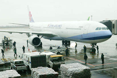 Direct flight between Taiwan and the mainland