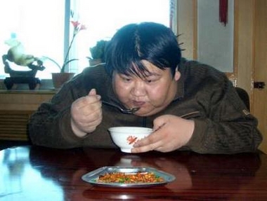 Overweighted man in Shaanxi