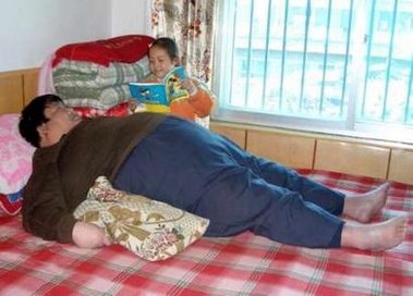 Overweighted man in Shaanxi