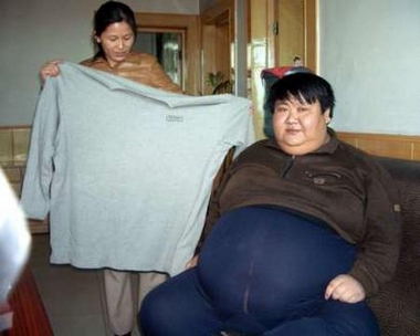Overweighted man in Shaanxi