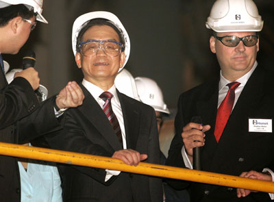 Wen visits Australian mining giant
