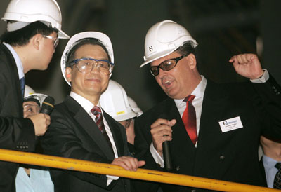 Wen visits Australian mining giant