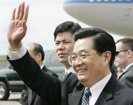 Hu departs Seattle for Washington DC