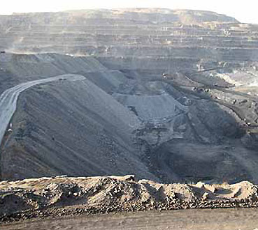 Anjialing strip coal mine