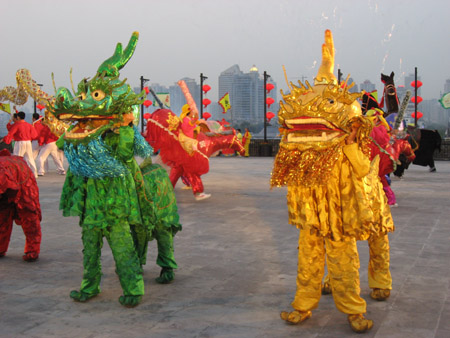 The Entrance Ceremony of WHCCE held at Zhonghuamen Castle