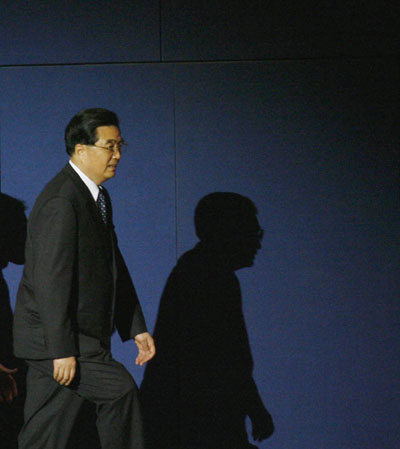 Hu Jintao attends Apec CEO summit