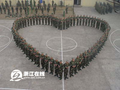 Soldiers express love ahead of V-Day