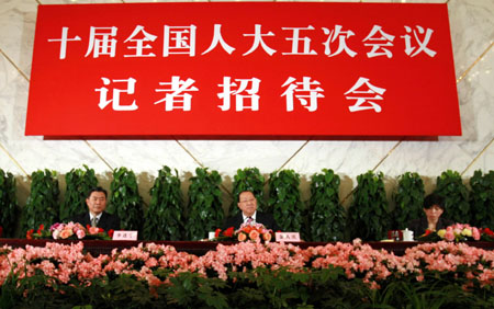 Finance Minister meets the press