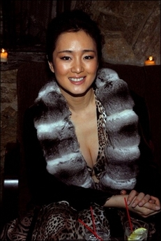 Environmentalist Gong in hot water for wearing fur