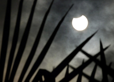 China witnesses partial solar eclipse