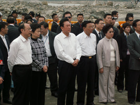 Mainland's top envoy visits typhoon-hit Taiwan village