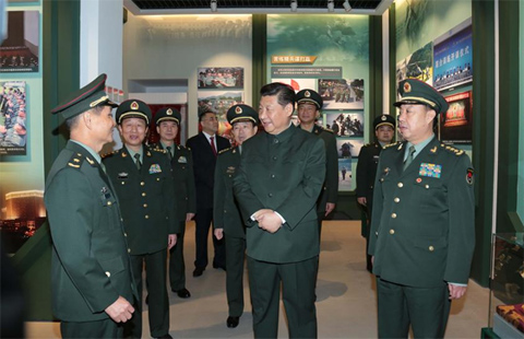 Chinese president inspects PLA garrison in Macao