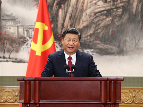 Xi introduces team, spells out his vision to media