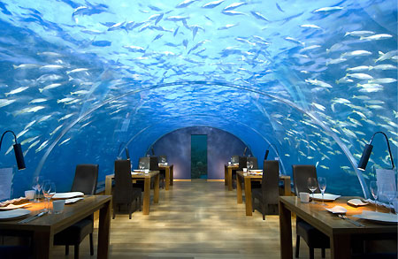 World's first underwater restaurant in Maldives