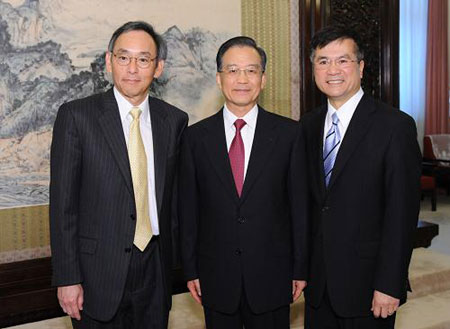 Premier Wen meets US cabinet chiefs on trade, energy
