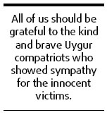 Life-saving Uygurs