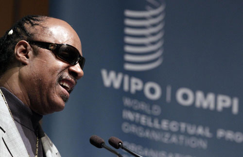 Stevie Wonder urges UN bring light to the blind