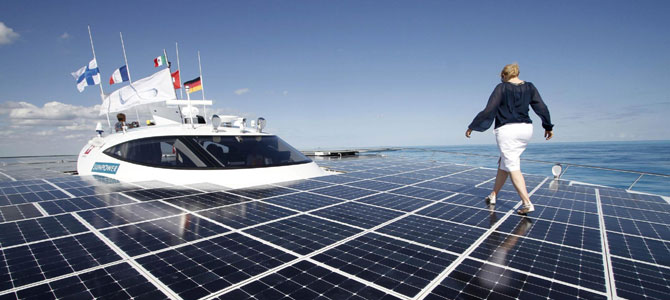 World's largest solar-powered boat