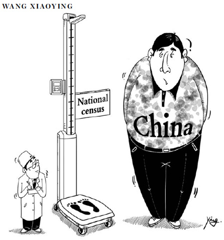 National census underway in China