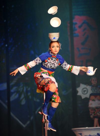 Stage show CHA performed during Expo