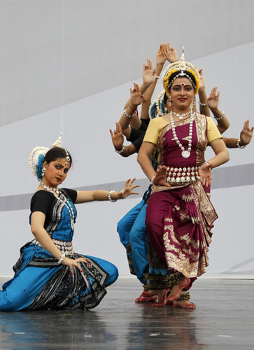 Indian dancers present classical moves at Expo
