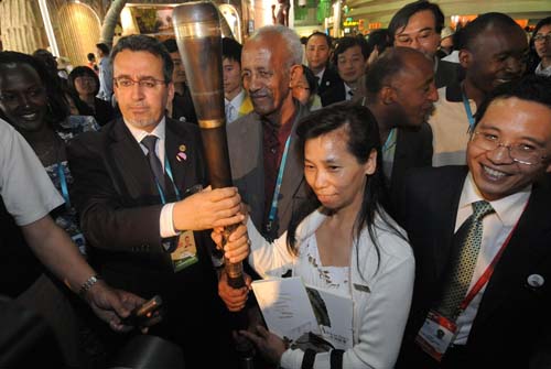 Joint-Africa Pavilion welcomes millionth visitor