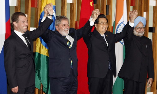 Chinese president attends BRIC summit in Brasilia