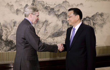 Li vows to safeguard postwar order