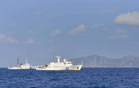 China fleet continues patrolling Diaoyu waters