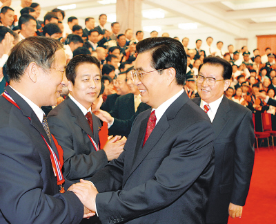 President Hu calls for building socialist morality