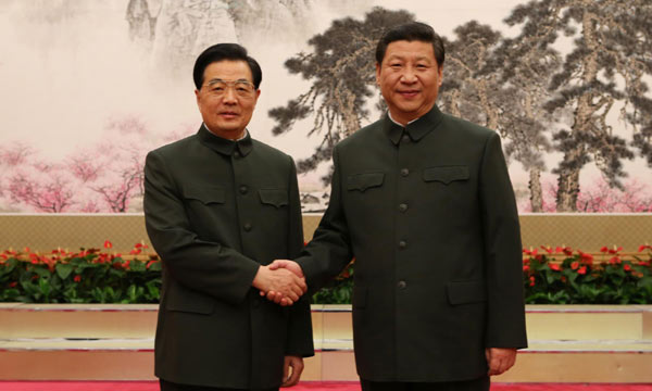 Hu, Xi urge army to fulfill historic missions