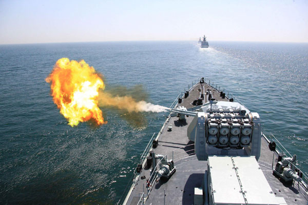 China, Russia hold naval drill