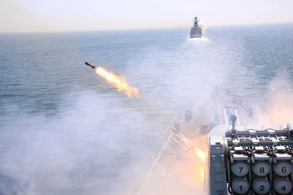 China, Russia hold naval drill