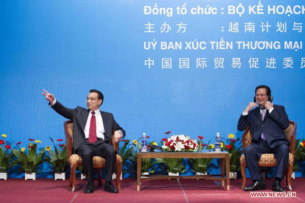 Li raises proposals on China-Vietnam biz co-op