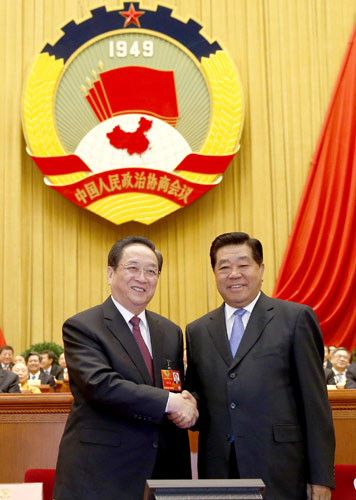 Yu vows to promote consultative democracy