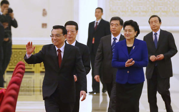 Premier Li Keqiang meets the press today