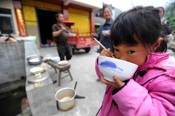 Kids in the quake zone