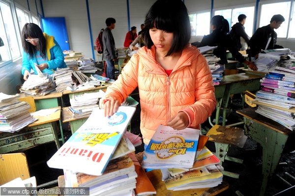 Students resume studies after quake