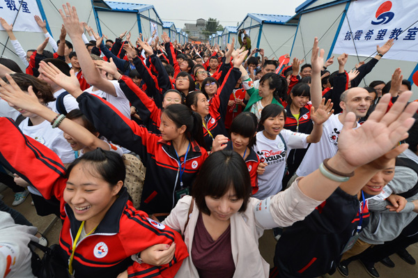 School back in session in quake zone