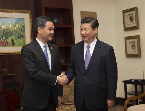 Xi pledges consistent, firm support to HK