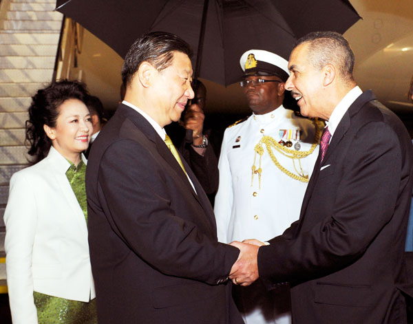 Xi begins Caribbean visit
