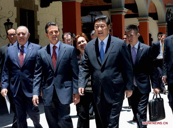 Presidents of China, Mexico attend entrepreneur conference