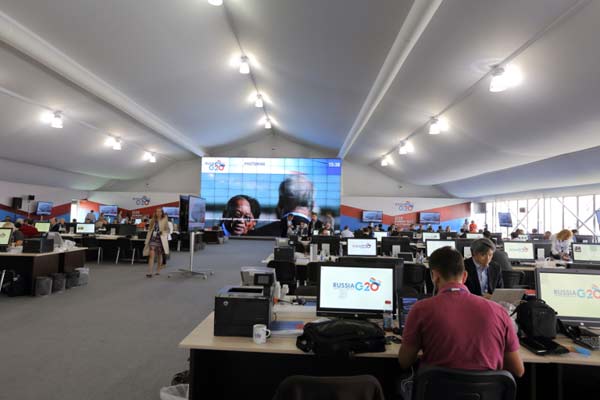 The International Media Center for G20 opens