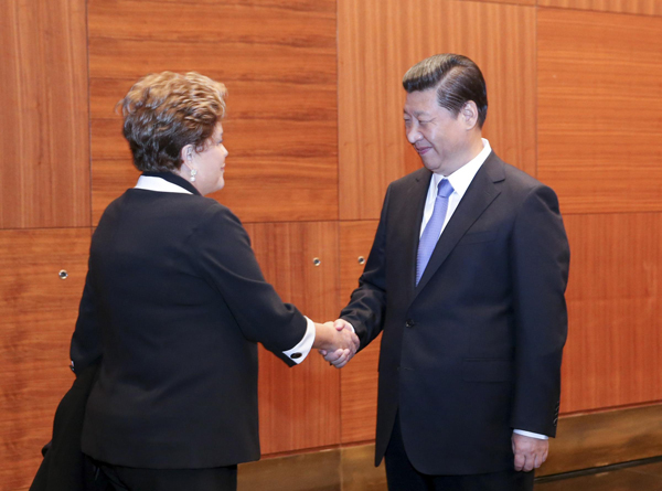 China, Brazil vow to boost BRICS cooperation
