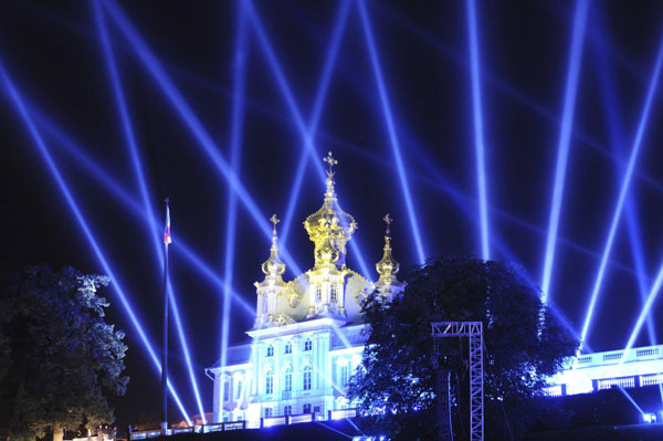 Musical aqua show during the G20 Summit