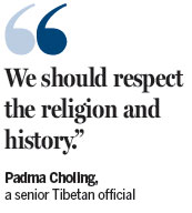 Official calls remarks by Dalai Lama 'blasphemy'