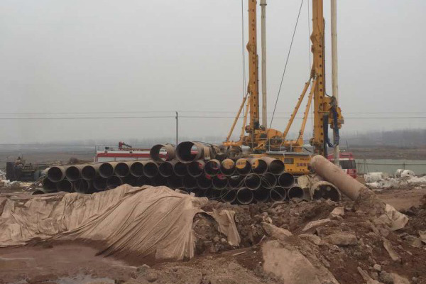 Rescue work at the collapsed gypsum mine in East China