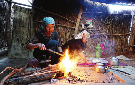 Sands of time shifting for desert community