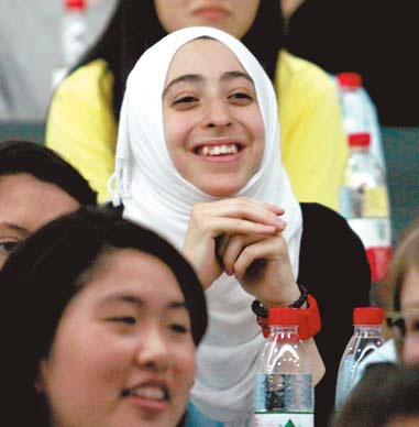 Foreign students eager to start summer camp