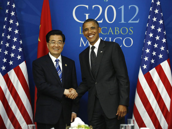 Hu, Obama meet on sidelines of G20 summit